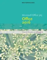 New Perspectives Microsoft? Office 365 & Office 2016