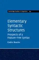 Elementary Syntactic Structures