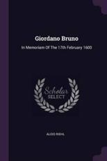 Giordano Bruno - Alois Riehl (author)