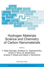 Hydrogen Materials Science and Chemistry of Carbon Nanomaterials - NATO Advanced Research Workshop on Hydrogen Materials Science and Chemistry of Carbon Nanomaterials, T. Nejat Veziroglu, North Atlantic Treaty Organization
