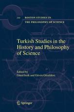 Turkish Studies in the History and Philosophy of Science - Irzik, G.