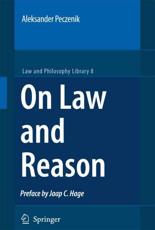 On Law and Reason - Hage, Jaap C.