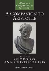 A Companion to Aristotle - Georgios Anagnostopoulos