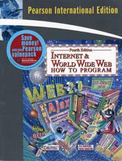 Valuepack:Internet & World Wide Web:How to Program:International Edition/Computer Networking:A Top Down Approach:International Edition