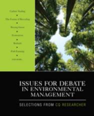 Issues for Debate in Environmental Management - CQ Researcher