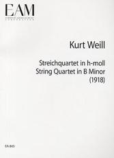 Streichquartett in H-Moll/String Quartet in B Minor - Weill, Kurt (COP)