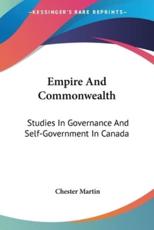 Empire And Commonwealth - Chester Martin (author)