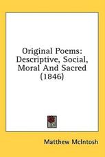 Original Poems - Matthew McIntosh (author)