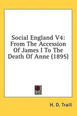 Social England V4 - H D Traill (author)