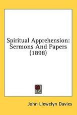 Spiritual Apprehension - John Llewelyn Davies (author)