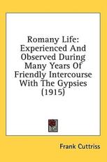 Romany Life - Frank Cuttriss (author)