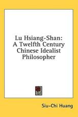 Lu Hsiang-Shan - Siu-Chi Huang (author)