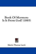 Book of Mormon - Martin Thomas Lamb (author)