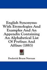 English Synonyms - Frederick Bryon Norman (author)