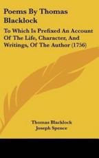 Poems by Thomas Blacklock - Thomas Blacklock
