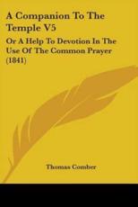 A Companion To The Temple V5 - Thomas Comber