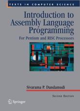 Introduction to Assembly Language Programming : For Pentium and RISC Processors - Dandamudi, Sivarama P.