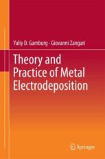 Theory and Practice of Metal Electrodeposition - Gamburg, Yuliy D.