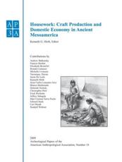Housework - Kenn Hirth, American Anthropological Association