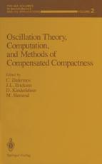Oscillation Theory, Computation, and Methods of Compensated Compactness - Dafermos, C.