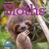 Original Sloths Mini Wall Calendar 2023