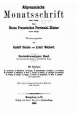 Altpreussische Monatsschrift - Rudolf Reicke