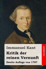 Kritik Der Reinen Vernunft - Immanuel Kant