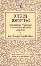 Different Restorations - Norbert Finzsch, JÃ¼rgen Martschukat