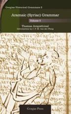 Aramaic (Syriac) Grammar (Volume 3) - Arayathinal, Thomas