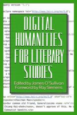 Digital Humanities for Literary Studies