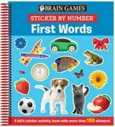 Brain Games - Sticker by Number: First Words (Ages 3 to 6)