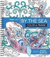 Color & Frame - By the Sea (Adult Coloring Book)