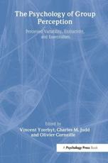 The Psychology of Group Perception - Vincent Yzerbyt, Charles M. Judd, Olivier Corneille