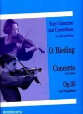 Oskar Rieding: Concerto in B Minor Op.35 (Cello and Piano) - Oskar Rieding (composer)
