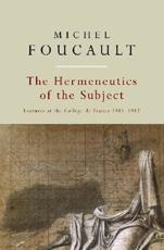 Hermeneutics of the Subject