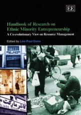Handbook of Research on Ethnic Minority Entrepreneurship - Leo Paul Dana