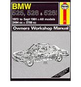 B. M. W. 525, 528 and 528i 1973-81 Owner's Workshop Manual (Service & repair manuals)