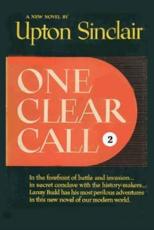 One Clear Call II - Upton Sinclair