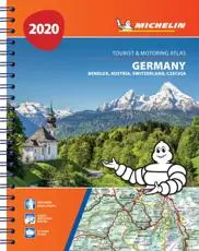 Germany, Benelux, Austria, Switzerland, Czech Republic 2020 - Tourist and Motoring Atlas (A4-Spiral)