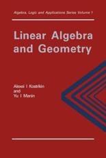 Linear Algebra and Geometry - Suetin, P. K.