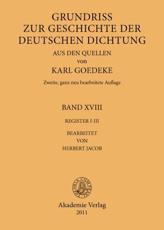 Register I-III - Karl Goedeke (editor), Herbert Jacob (editor)