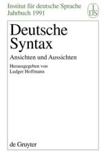 Deutsche Syntax - Hoffmann, Ludger