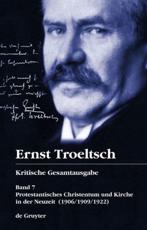 Protestantisches Christentum Und Kirche in Der Neuzeit - Volker Drehsen (editor), Christian Albrecht (contributions)