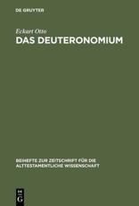 Das Deuteronomium - Eckart Otto