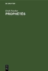 Prophetes - Erich Fascher