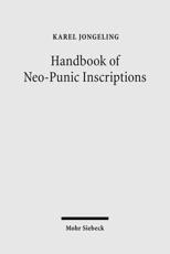 Handbook of Neo-Punic Inscriptions - Karel Jongeling