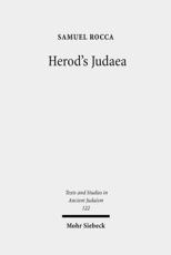 Herod's Judaea - Samuel Rocca