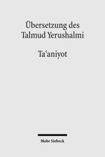 Ubersetzung Des Talmud Yerushalmi - Andreas Lehnardt (translator)