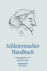 Schleiermacher Handbuch - Martin Ohst (editor)