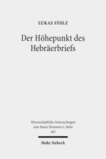Der HÃ¶hepunkt Des HebrÃ¤erbriefs - Lukas Stolz (author)
